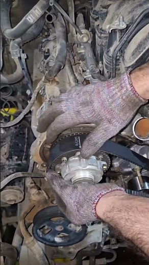 land cruiser timing belt installation guide #shortsfeed #automobile