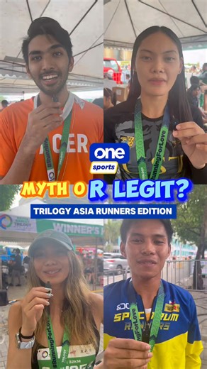 CHOCOLATE DRINK IS THE BEST POST-RUN DRINK? 🤔👀 Trilogy Run Asia Leg 3 runners weigh in on some well-known beliefs in the running scene—are they legit or just a myth? Drop some myths or facts you’d like to see debunked below! 👇 | via Maureen Muarip/One Sports #TrilogyRunAsia #RunRio #OSOnTheSpot | One Sports