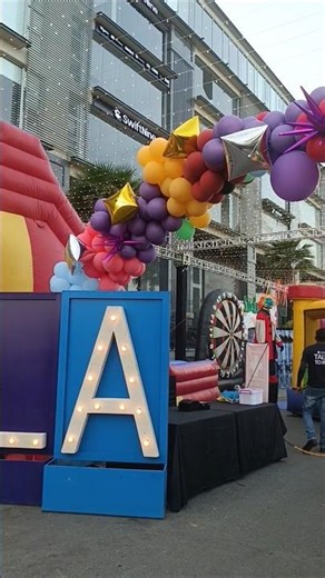 Amazing Balloon Event Setup 🌈 #Shorts