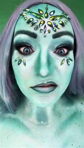Tropical teal makeup #shorts