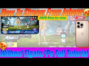 How to Live Stream from iPhone in 2025 | Step by Step Guide | StreamChamp Full tutorial #bgmi #pubg