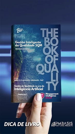 PMBASIS PROJETOS on Instagram: "Com a chegada da era da IA, os paradigmas de qualidade estão sendo redefinidos. O livro "Gestão Inteligente da Qualidade - The Book of Quality SQM" oferece uma visão abrangente da evolução da qualidade ao longo do tempo. Desde os primeiros esforços para padronizar produtos e processos até a introdução de conceitos como o Controle Estatístico de Processo (CEP) e o Total Quality Management (TQM), traçamos o caminho que levou à Gestão da Qualidade na atualidade. Este