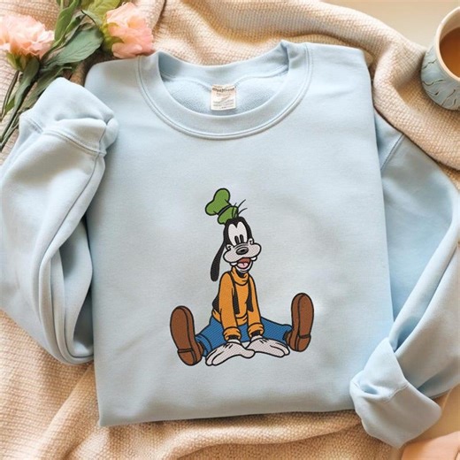 Goofy Embroidery Design | Cute Cartoon Character | Machine Embroidery File | Sweatshirt Hoodie Shirt | Instant Download - Etsy