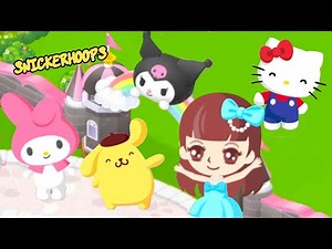 Snickerhoops Plays HELLO KITTY WORLD 2 For the FIRST TIME!!