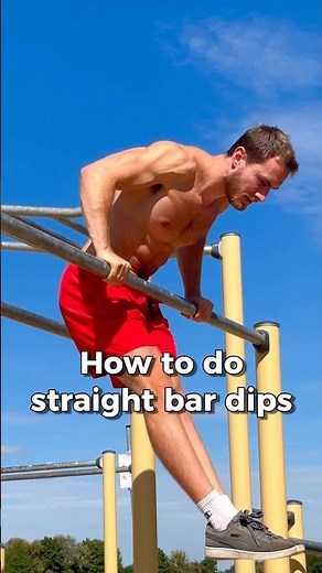 Straight Bar Dip Tutorial