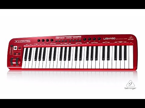 U-CONTROL UMX490 The Ultimate Studio in a Box: 49-Key USB/MIDI Controller Keyboard