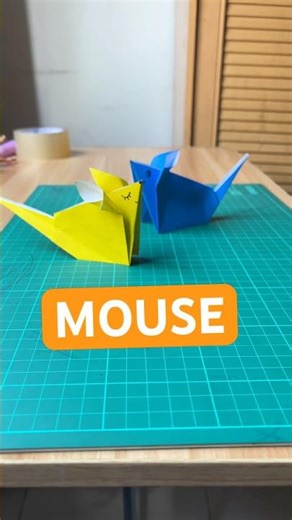 Origami mouse #shortvideo #diy #easyorigami #diycraft #shortorigami #shorts #mouse #kakakorigami