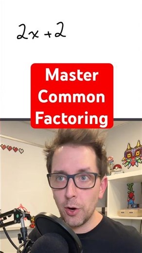 Common Factoring Basics You Can't Miss #shorts