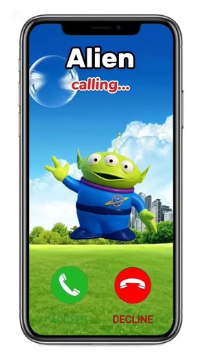Alien Calling #smartphone #gaming #cartoon