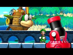 New Super Luigi U Deluxe 100% Walkthrough - World 1 - Acorn Plains