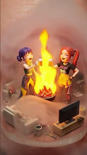 Rumi's Great Nail Defense#kpopdemonhunters #rumi #funny #kpopfunny #cute #kpop #korea