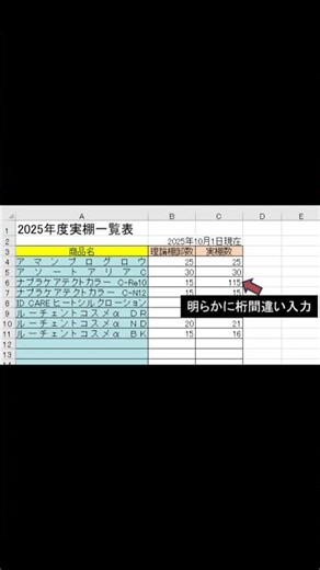クリーンデータを目指せ！エラー警告！