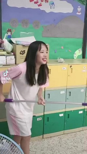 Hilarious Classroom Moments with a Broom