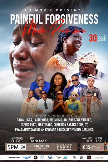 Get ready for the emotional journey of the year! Painful Forgiveness premieres on 30th August 2025 — a story that will touch your heart, challenge your mind, and leave you talking long after the credits roll. ✨ Special Treat: The night won’t just be about the big screen — some of your favorite artists will be performing live to make this premiere an unforgettable experience. 📍 Mark your calendar — 30th August 2025 is more than just a date… it’s the night we come together for cinema, music, and 