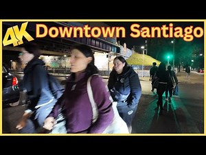 4K Daily Life in Downtown Santiago, Chile [2025]