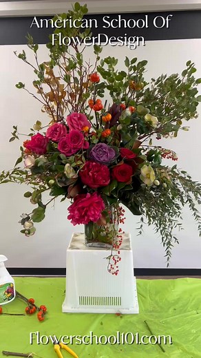 Watch Michael Gaffney defy time at his Masters Workshop, creating this complex, luxurious Baroque Style Design in just 15 minutes! This technical speed is the professional standard you learn in our programs. Targeted to: Aspiring floral designers, career changers, and serious hobbyists. What You'll Master: Our intensive programs introduce you to the world of the floral designer, covering: European, Contemporary, Bridal, Landscape, and Asian Floral Design. What You'll Get: Course fees include ALL