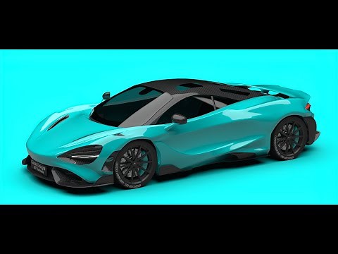Siemens NX - 3D Surface Modeling of McLaren 765LT