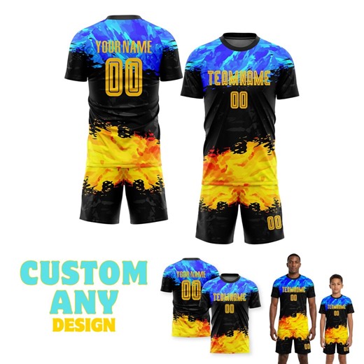 Custom Soccer Jersey Set, Personalized Team Uniform - Etsy