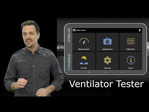 Citrex H5 - Gas Flow Analyzer for biomedical engineers to test ventilators and anesthesia machines