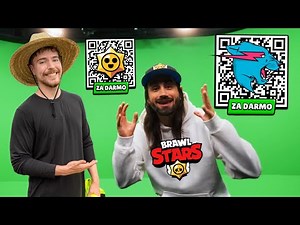 NIE ŻARTUJE!🤯NOWE DARMOWE KODY QR MrBEASTA w BRAWL STARS JUŻ SĄ✅