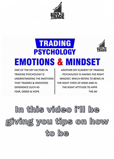 Trading Psychology #tradingpsychology #forex #fxtrading #borntotrade