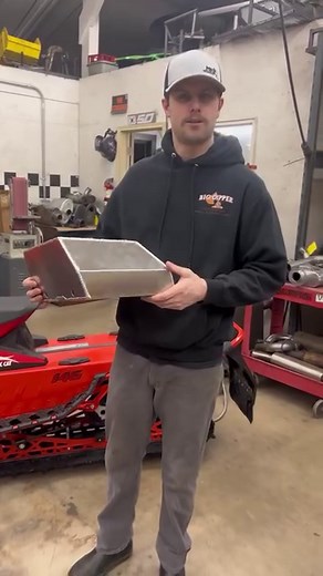 In the werx, Universal Auxiliary Fuel Tank for Ski-Doo, Polaris Maytrx, and Arctic Cat Catalyst chassis snowmobiles! 3.6 gallons extra and a sleek look with easy install ⛽️ More info and details coming soon! | Speedwerx