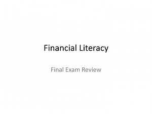 Financial Literacy Exam Review: Obama's Health Insurance Plan, Smart Goals, Investments, Insurance and Retirement - SlideServe
