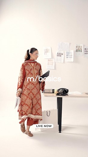 26K views | Louder prints, richer tones & effortless charm — a perfect blend for winters. ❄ M.Basics Winter Unstitched is NOW Live! | M Basics by Maria.B. | Facebook