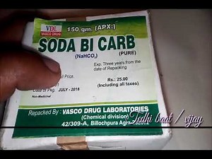 SODA BI CARB ( Sodium Bicarbonate / NaHCO3) use & side effect