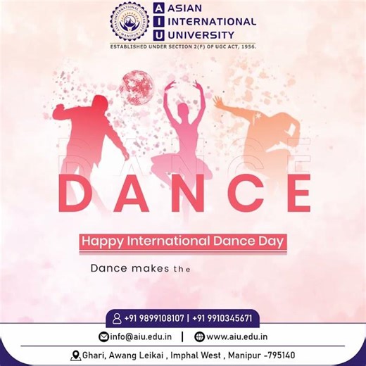 "💃 Celebrating Rhythm & Expression – International Dance Day at Asian International University! 🎶✨"
