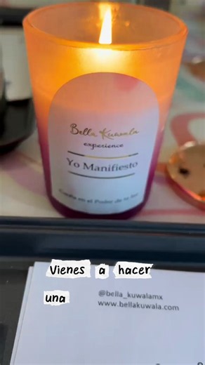 Vienes a hacer una vela… y terminas conociéndote. 🕯️ Yo Manifiesto es la Bella Kuwala Experience donde creas tu propia vela y la cargas con una intención: la tuya, la verdadera. ✨ Ejercicio de introspección para descubrir qué deseas manifestar 💎 Conexión con la energía de los cuarzos 🤍 Meditación guiada 😇 Los ángeles te acompañan 🔮 Y un mensaje del oráculo solo para ti ¿Lista para vivir la experiencia? Comenta “YO” y te mandamos toda la info. 👇 Confía en el poder de tu luz. #bellakuwala #t