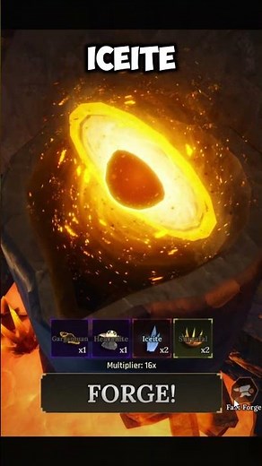 I accidentally made MY BEST weapon in The Forge! #roblox #theforge #shorts