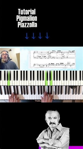 Pigmalion Astor PIAZZOLLA PIANO tutorial
