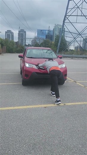 Thanksgiving Car Push Challenge ! #car #YouTube