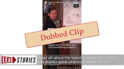 Fact Check: Faked Video Does NOT Show Naturopath Barbara O'Neill Recommending Oxygen Pills For Tiredness | Lead Stories