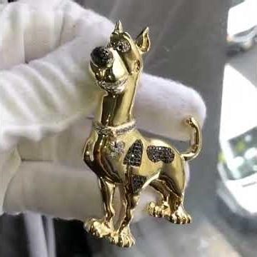 #ItsHotJewelry - Custom Scooby Doo Diamond Pendant | Iced Cartoon Jewelry