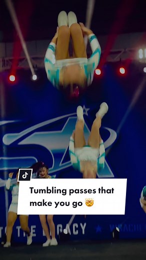 These tumbling passes 🤯🤯 #blicky #stickstickstick #stickstick #fulltwist #backtucks #dance #tumblingpass #competetivecheer #cheersquad #talent #wsa