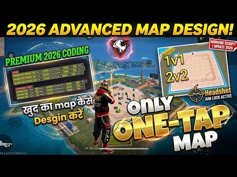 How To Make/Create Only Headshot Craftland Map Kaise Banaye | Only One Tap Craftland Map Script 2026