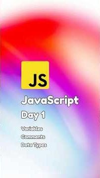 JavaScript | Day 1 #dailycyber #cybersecurity #javascript #javascripttutorial #javascriptbeginners