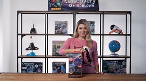 Discovery #Mindblown Color Changing Glass Plasma Globe Lamp,1.7 lb, 6.25 in x 12.25 in