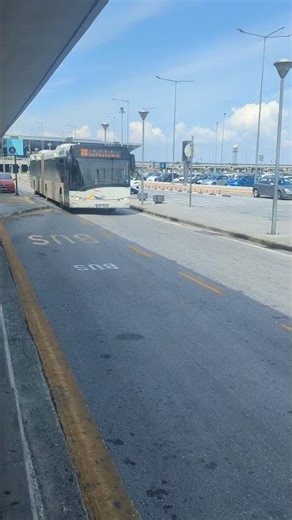 Bus From Thessaloniki Airport to The KTEL Bus Station. 01X.