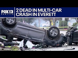 Two people dead after multi-car crash in Everett, WA | FOX 13 Seattle