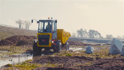 May we introduce: Our biggest Dual View dumper ever. Find out everything you need to know about the new DV125 in the video. | Wacker Neuson