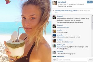 Sports Illustrated swimsuit ‘legend’ spotted cavorting with coconut in Thailand | Coconuts