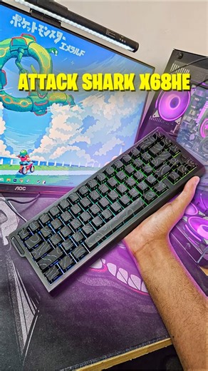 The Best Magnetic Keyboard 65% - Attack Shark X68he