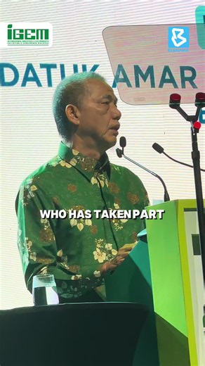 🌱 IGEM 2026 DIRASMIKAN SECARA RASMI HARI INI! Majlis Perasmian Pameran dan Persidangan Antarabangsa Teknologi Hijau dan Produk Eko Malaysia (IGEM) 2026 berlangsung hari ini, 8 Oktober 2026, di Pusat Konvensyen Kuala Lumpur (KLCC). Majlis disempurnakan oleh Timbalan Perdana Menteri merangkap Menteri Peralihan Tenaga dan Transformasi Air, YAB Datuk Amar Haji Fadillah Yusof. Bertemakan “Race Towards Net Zero: Action Beyond Boundaries”, IGEM 2026 menjadi platform menghimpunkan inovasi, teknologi hi