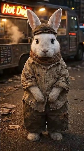 This poor bunny is humiliated by rich friends so he worked for 1 year to change life #poorbunny