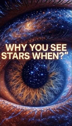 Why You See Stars When You Rub Your Eyes #facts #humanbody #science #eyes #stars #neuroscience