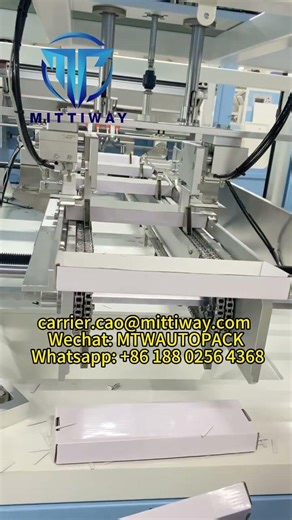 Tray Former Machine Box Folding Machine #machine #packagingmachine