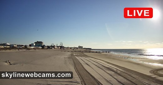 【LIVE】 Webcam Ocean City - Boardwalk | SkylineWebcams
